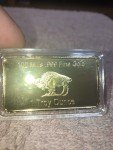 1 Ounce Gold Buffalo Coin in Plastic Case