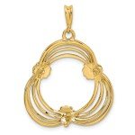 2008 $5 American Buffalo Coin Bezel in 14k Gold