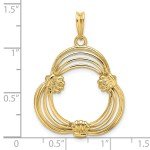 2008 $5 American Buffalo Coin Bezel in 14k Gold