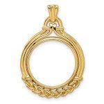 2008 $5 American Buffalo Coin Bezel in 14k Gold