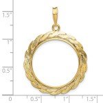 2008 American Buffalo Gold Coin Bezel 14k