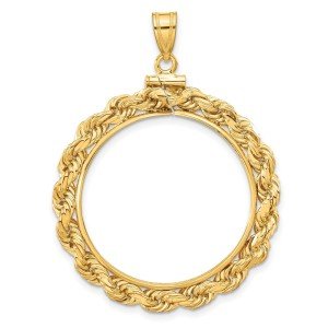 2008 American Buffalo Gold Coin Bezel - 14k