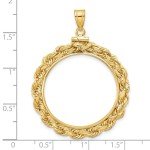 2008 American Buffalo Gold Coin Bezel - 14k