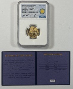 2019 Buffalo at the Castle 1/4 oz Gold Coin