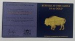 2019 Buffalo at the Castle 1/4 oz Gold Coin
