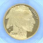 2008-W $50 1oz Gold American Buffalo Coin PF69
