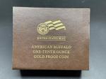 2008 W Gold Buffalo 1/10 oz Coin with Box