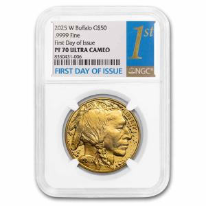 2025-W 1 oz Gold Buffalo Proof Coin PF-70