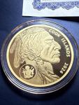 2024 Cook Island $25 Gold Indian Buffalo Coin