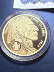 2024 Cook Island $25 Gold Indian Buffalo Coin
