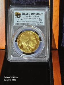 2024 $50 American Gold Buffalo Coin PCGS PF70