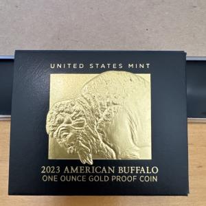 2023-W 1 oz Gold Buffalo Proof Coin