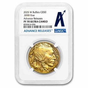 2025-W 1 oz Gold Buffalo Proof Coin PF-70