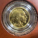2008-W $5 American Buffalo Gold Coin 1/10 Oz