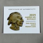2025 W American Buffalo Gold Proof Display Case