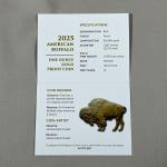 2025 W American Buffalo Gold Proof Display Case