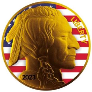 2023 American Buffalo Gold Gilded Coin