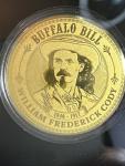 Buffalo Bill Wild West .999 Fine Gold Coin
