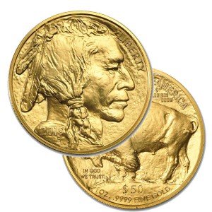 Gold American Buffalo Coin 1 oz .9999 Fine