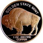 1 Oz American Buffalo Copper Round Coin