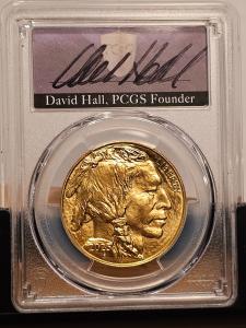 2025 $50 American Gold Buffalo Coin MS70 Signed