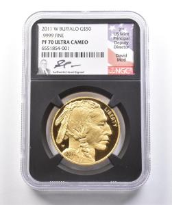 2011-W $50 American Gold Buffalo 1 Oz Coin