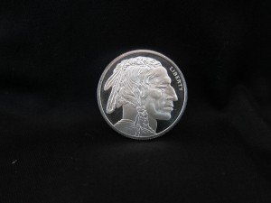 Buffalo Indian 1/2 oz Silver Round Coin