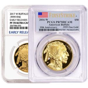1 oz American Gold Buffalo Proof Coin PR70