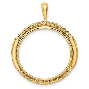 2008 American Buffalo Gold Coin Double Twist Bezel