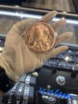 5 oz Buffalo Copper Round with Acrylic Capsule