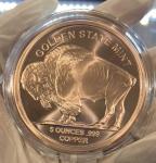 5 oz Buffalo Copper Round with Acrylic Capsule