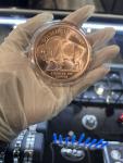 5 oz Buffalo Copper Round with Acrylic Capsule