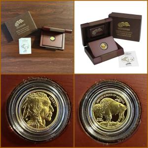2008-W $5 American Buffalo Gold Coin 1/10 Oz