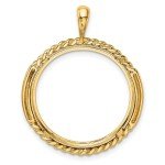 2008 American Buffalo Gold Coin Double Twist Bezel