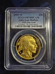 2009-W $50 American Gold Buffalo 1 Oz Coin