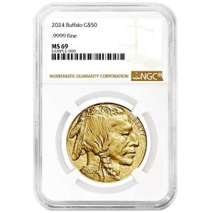 2024 $50 American Buffalo Gold Coin NGC MS69