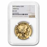 2023 1 oz Gold Buffalo Coin MS-69 NGC