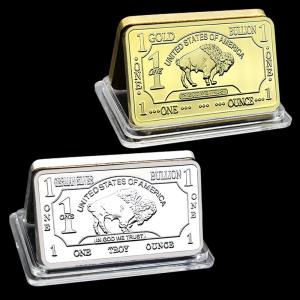 Buffalo Gold and Silver Bar Challenge Coins