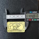 Buffalo Gold and Silver Bar Challenge Coins