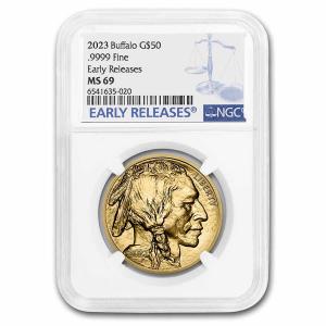 2023 1 oz Gold Buffalo Coin MS-69 NGC