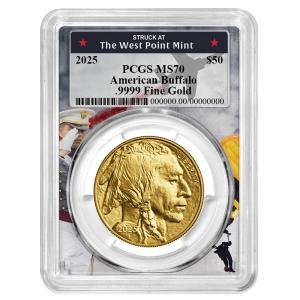 2025 $50 American Gold Buffalo Coin MS70
