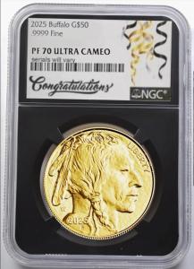 2025 W Gold Proof American Buffalo $50 Coin
