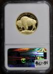 2008-W PF70 DCAM Gold 1/2 oz Buffalo Coin