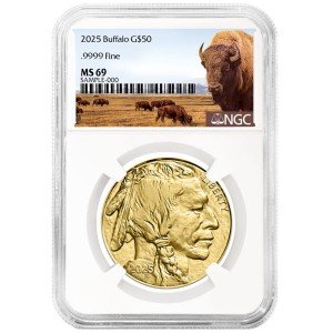 2025 $50 1-oz American Gold Buffalo Coin