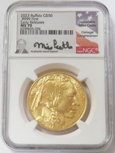 2023 Gold Buffalo Coin 1 oz NGC MS70