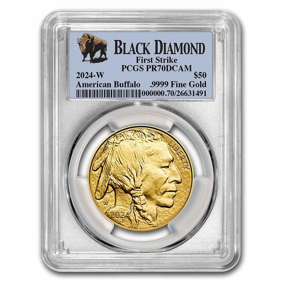 2024-W 1 oz Proof Gold Buffalo Coin PR-70
