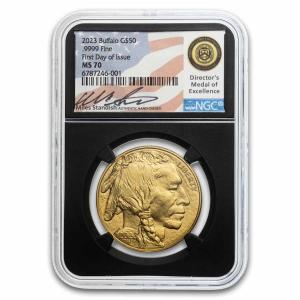 2023 1 oz Gold Buffalo Coin MS-70 NGC