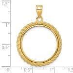 2008 1/4 oz American Buffalo Gold Coin Bezel