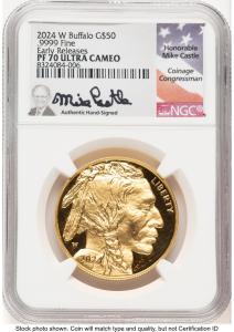 2024-W Proof Gold Buffalo 1 oz Coin PF70