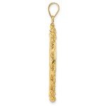 2008 Buffalo Gold Coin Bezel with 14k Rope
